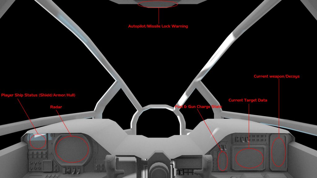 In cockpit view, all panels and consoles will function in real-time
